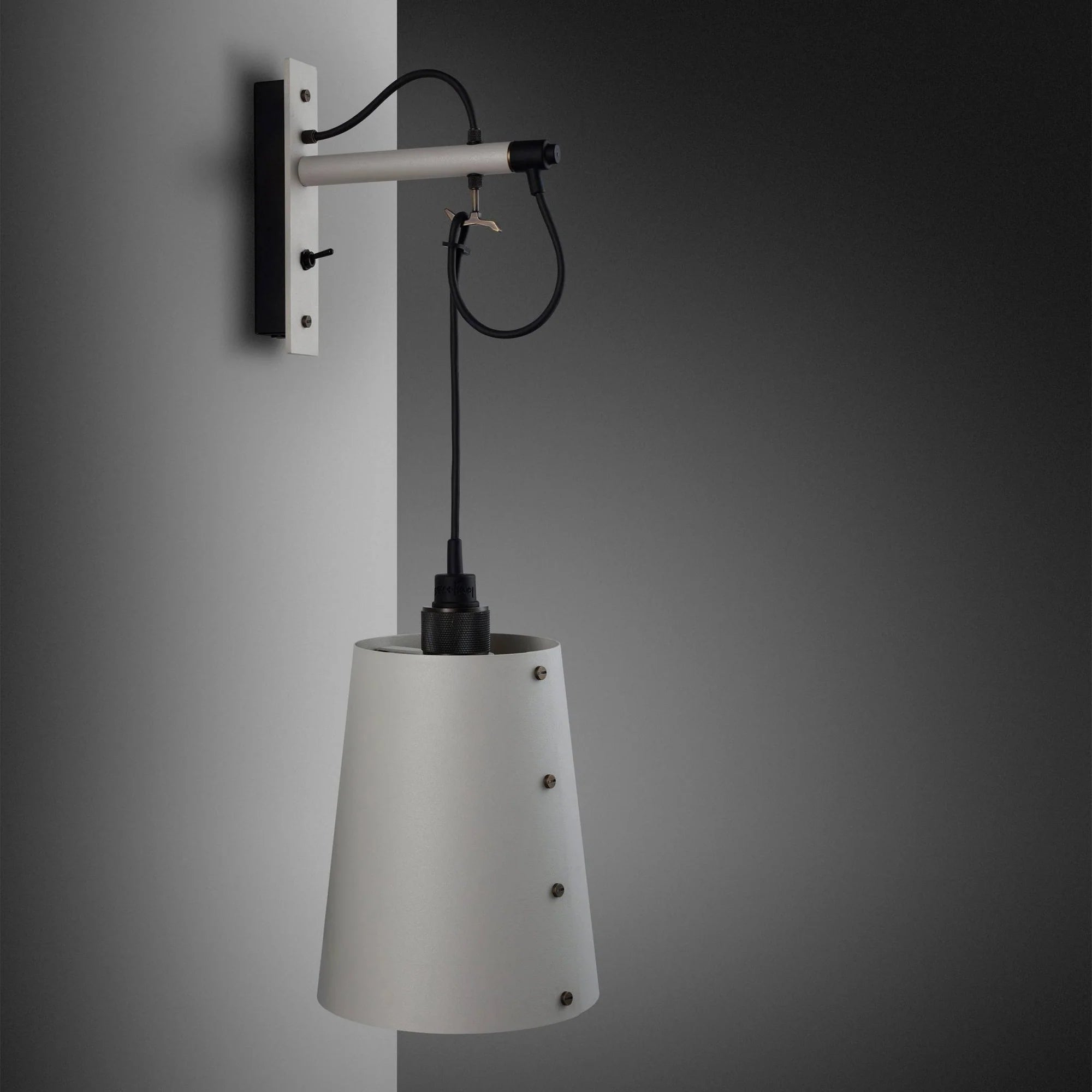 Hooked Wall Light with Shade