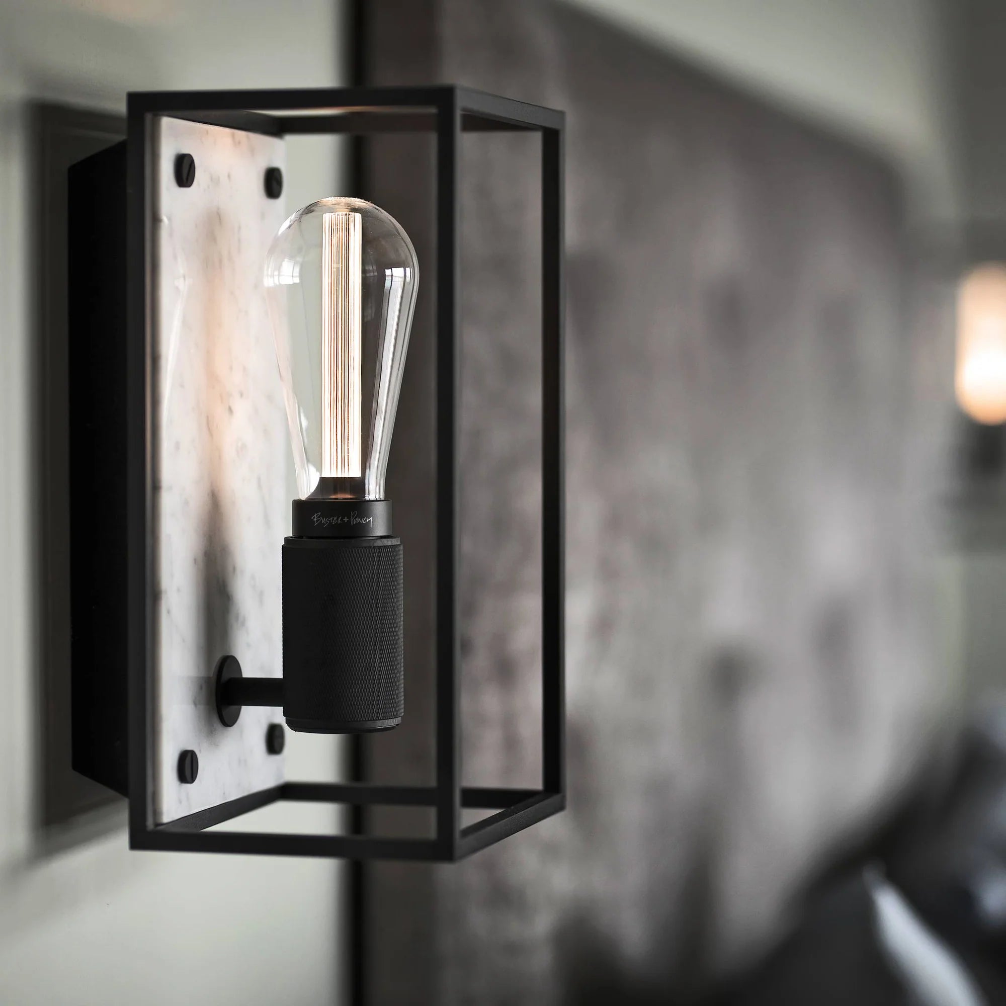 Caged Wall Light