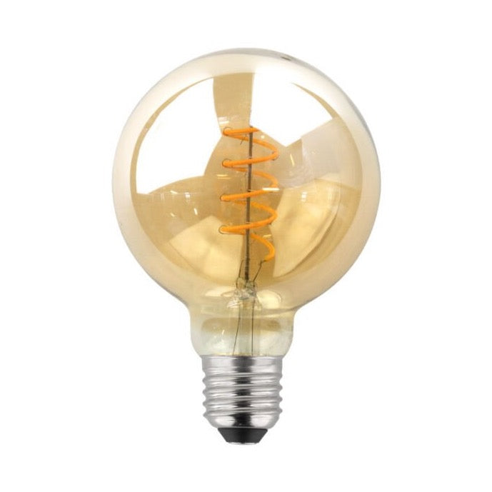 G95 Amber LED Globe