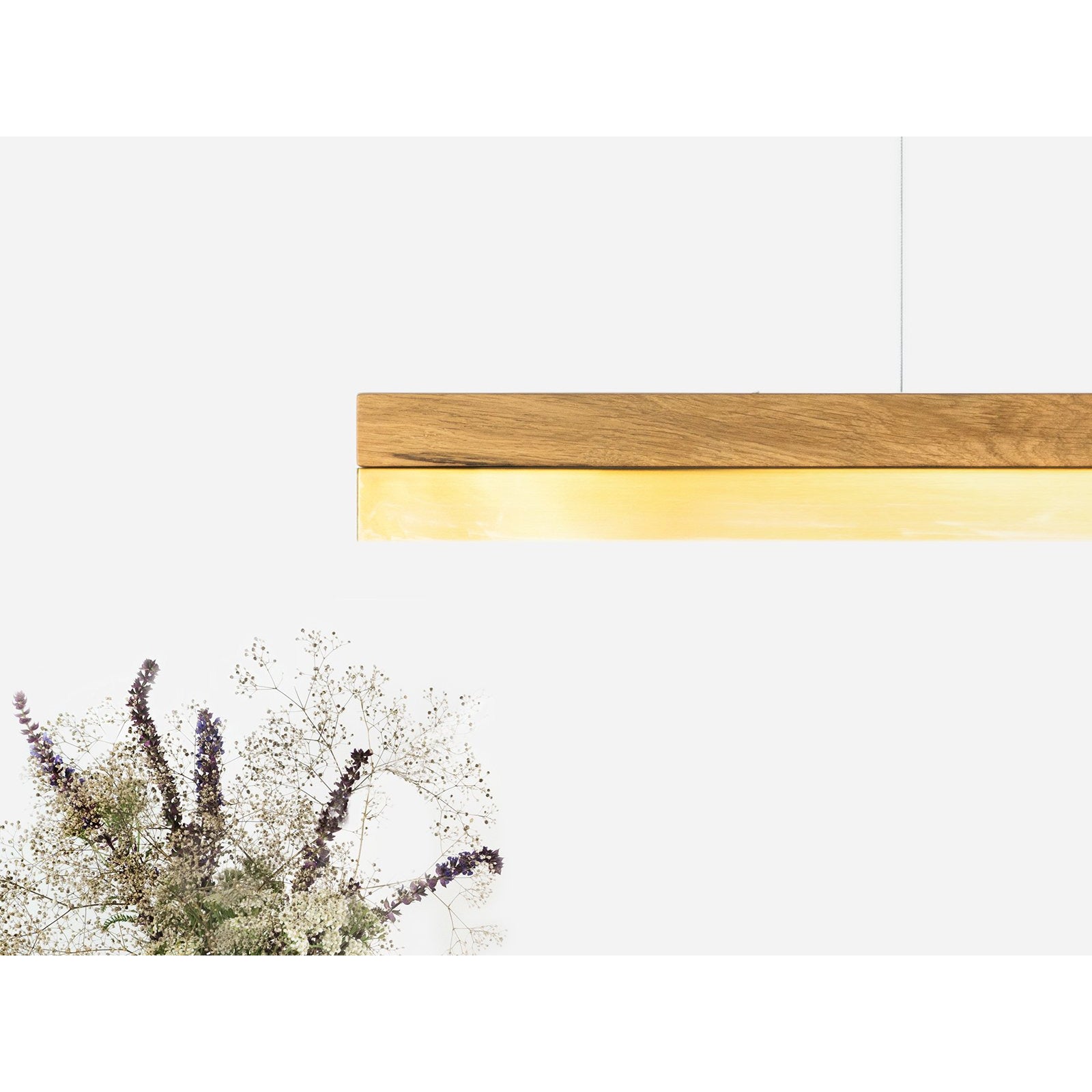 GANTlights | C1 Brass Oak Pendant Light