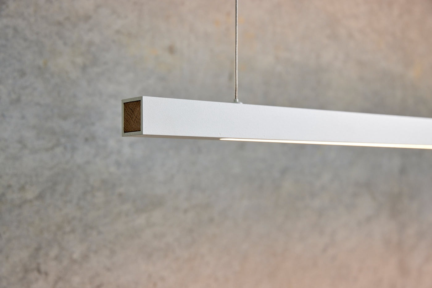 Linear White LED Pendant from Social Light